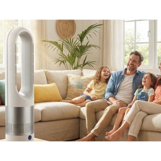 Ventilador calefactor sin aspas Purline VENTY ZONDA 8 velocidades