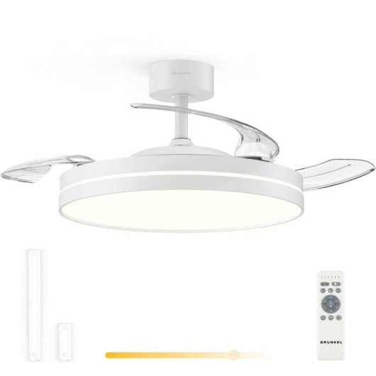 Ventilador de techo Grunkel Skycool42 42" con motor DC y aspas retráctiles