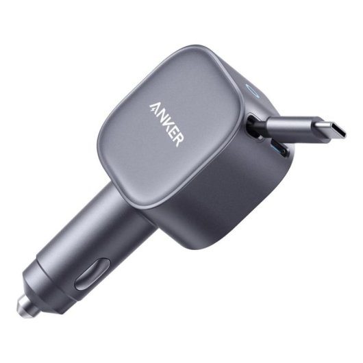 Cargador de coche Anker A2738HA2 USB-C Carga Rápida 0,75 m Metálico