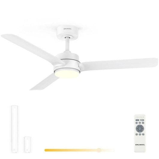 Ventilador de techo Grunkel Skyeasy47 47" motor DC 30W 3 aspas LED