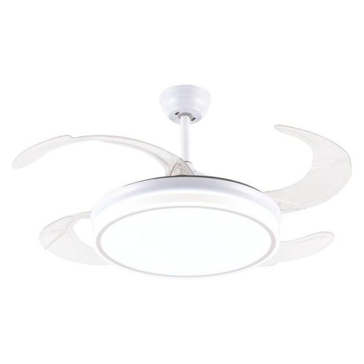 Ventilador de techo Purline CEILY BRISE W con luz LED y mando a distancia