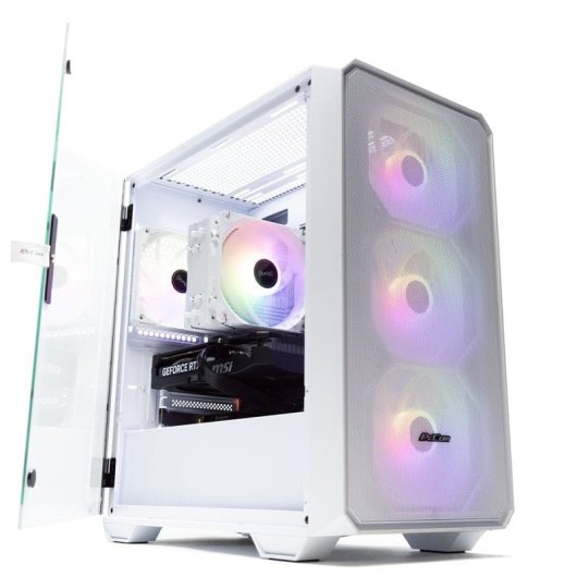 PcCom Ready Intel Core i5-12400F / 32GB / 1TB SSD / RTX 5060 Ti 16GB Blanco