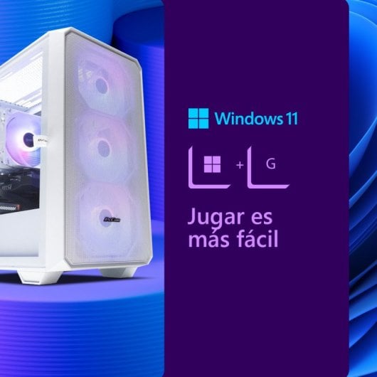 PcCom Ready Intel Core i5-12400F / 32GB / 1TB SSD / RTX 5060 Ti 16GB Blanco / Windows 11 Home