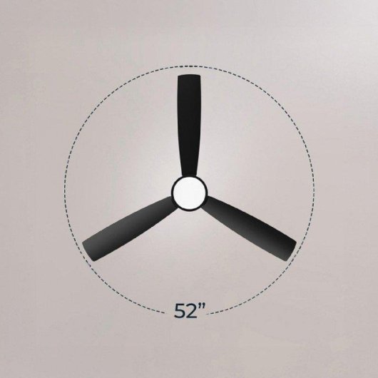 Deckenventilator Cecotec Energysilence Aero 452 Quicksnap Black 30W LED 52" 3 Flügel