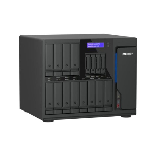 Servidor NAS torre QNAP 32GB DDR5 Intel Core Ultra 7 16 baias QuTS hero