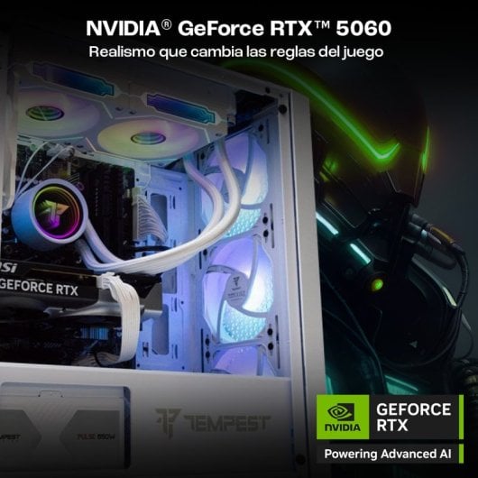 PC de bureau PcCom Ready Intel Core i7-14700KF 32GB 2TB SSD RTX 5060 V2 Blanc