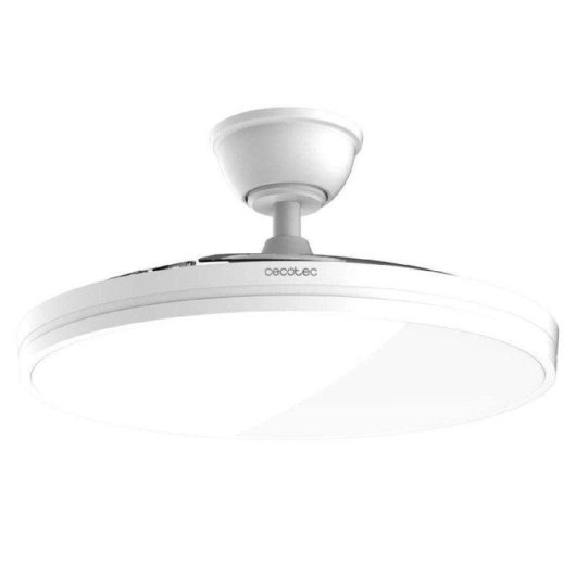 Ventoinha de Teto com Luz Cecotec EnergySilence Aero 300 Air Invisible 30W 6 Velocidades Pás Retráteis Comando