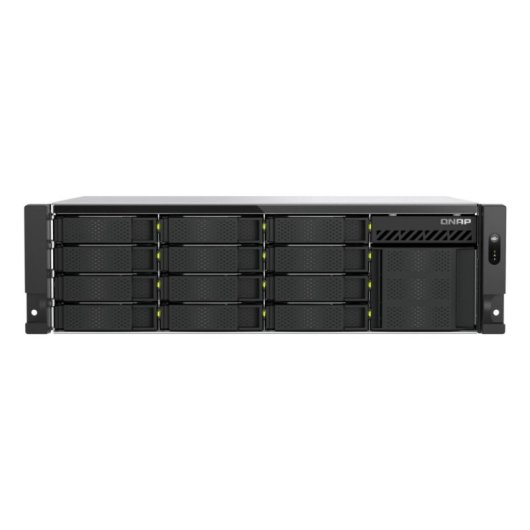 Servidor NAS rack 3U QNAP Intel Atom C5125 8GB DDR4 16 discos 10GbE