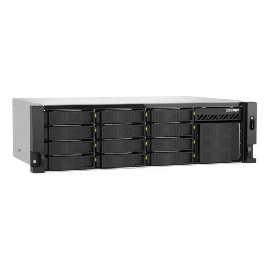 Servidor NAS rack 3U QNAP Intel Atom C5125 8GB DDR4 16 discos 10GbE