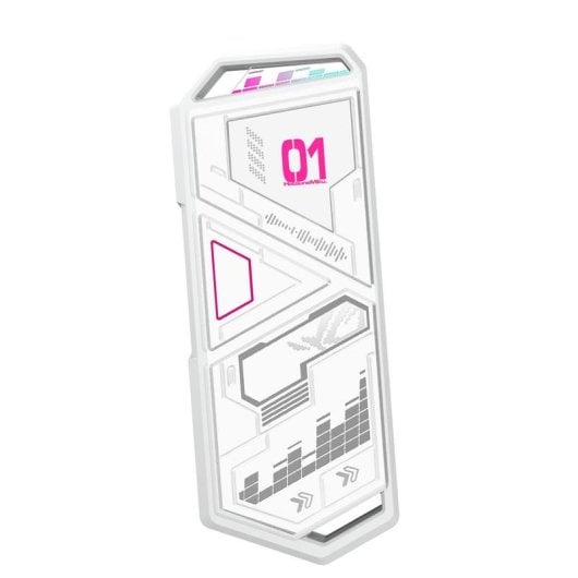 Caixa Externa ASUS ROG Strix Arion Hatsune Miku M.2 Alumínio Branco USB-C 10 Gbit/s