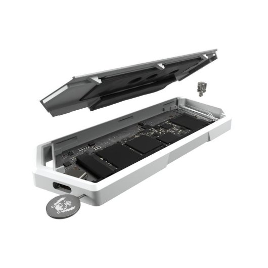 Caixa Externa ASUS ROG Strix Arion Hatsune Miku M.2 Alumínio Branco USB-C 10 Gbit/s