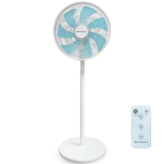 Ventilateur sur Pied Grunkel FS-14PR 30W 35cm 12 Vitesses Silencieux Télécommande Minuterie