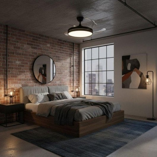 Ventilador de Techo Helios Home Galeno con Aspas Retráctiles y Mando a Distancia Ø106 cm