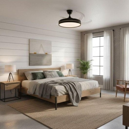 Ventilador de Techo Helios Home Galeno con Aspas Retráctiles y Mando a Distancia Ø106 cm