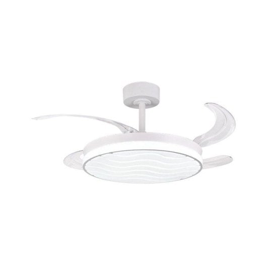 Ventilador de techo Bel Air Home Luxor 72W 4 aspas retráctiles Ø108 cm blanco
