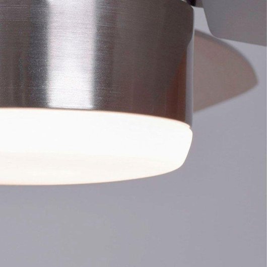 Ventilador de techo Lumit Fresco 4 aspas níquel Ø81x35 cm