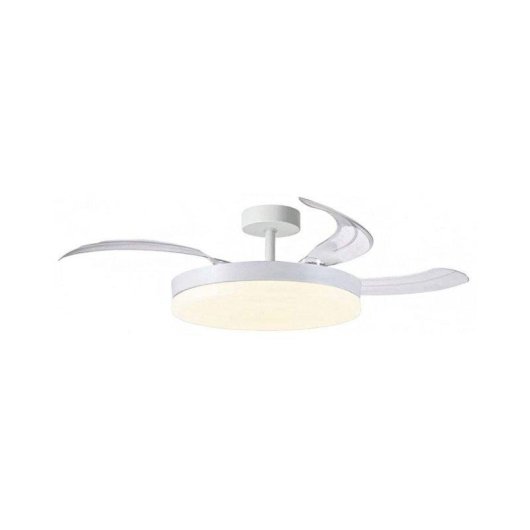 Ventilador de techo Bel Air Apolo 72W 4 aspas retráctiles blanco Ø108 cm