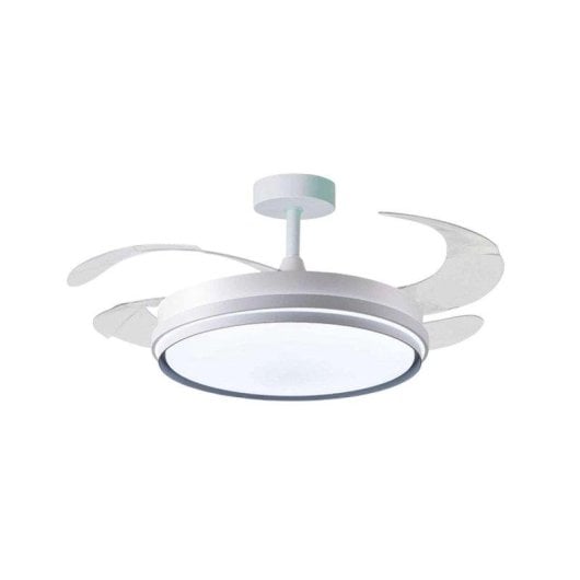 Ventilador de techo Bel Air Kioto 72W 4 aspas retráctiles plateado 108 cm