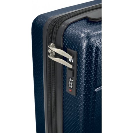 Tandem Palma Maleta Cabina Expandible 30l Abs Azul Marino Ruedas 360º Cerradura Combinación