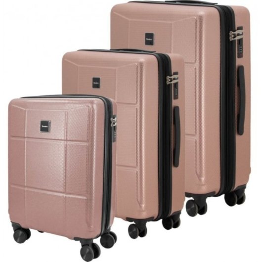 Tandem Set 3 Maletas Rígidas Expandibles Cabina 41l Mediana 68l Grande 76l Ruedas 360º