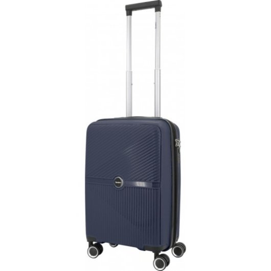 Tandem Set 2 Maletas Teide Pp Expandible Cabina 41l Mediana 76l Azul Marino Ruedas 360