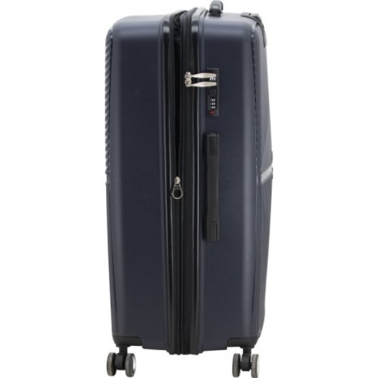 Tandem Set 2 Maletas Teide Pp Expandible Cabina 41l Mediana 76l Azul Marino Ruedas 360