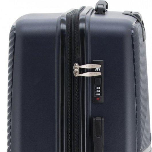 Tandem Set 2 Maletas Teide Pp Expandible Cabina 41l Mediana 76l Azul Marino Ruedas 360