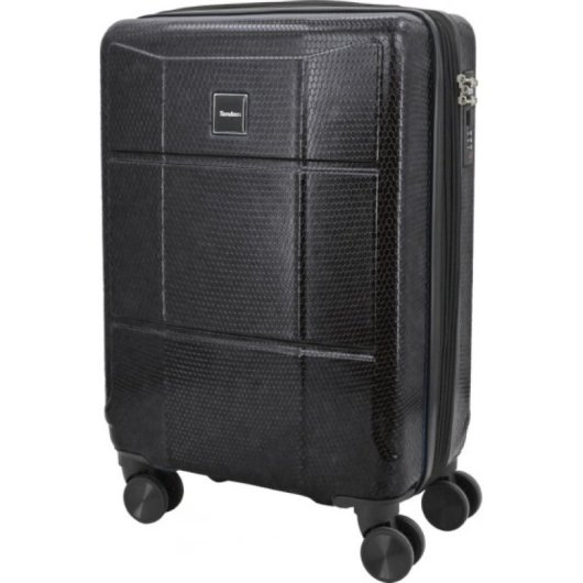 Tandem Palma Maleta Cabina 41l Expandible Abs Ruedas Dobles 360° Negro