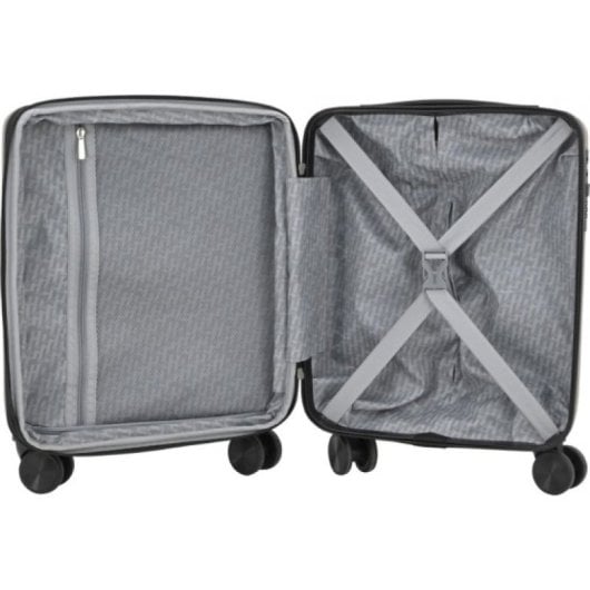 Tandem Palma Maleta Cabina 41l Expandible Abs Ruedas Dobles 360° Negro