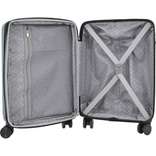 Tandem Palma Maleta Cabina Expandible 30l Abs Verde Opalo Ruedas Dobles 360º