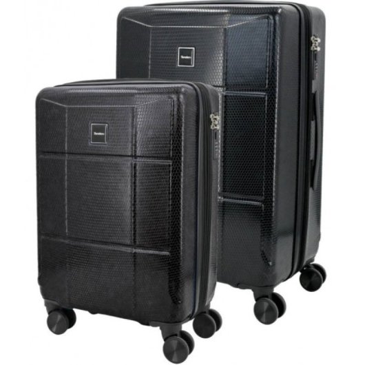Tandem Palma Set 2 Maletas Expandibles Abs Cabina 30l Mediana 41l Ruedas 360° Cierre Combinación