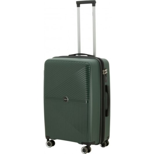 Tandem Teide Set 2 Maletas Rígidas Expandibles 20" 41 L Y 24" 76 L Ruedas Dobles 360° Verde Botella