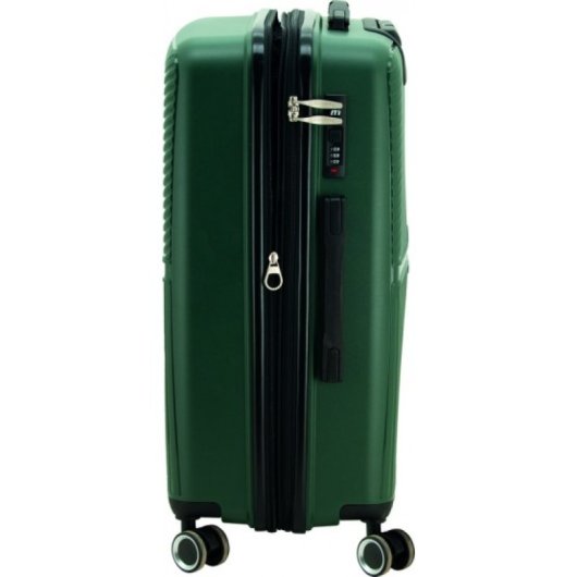 Tandem Teide Set 2 Maletas Rígidas Expandibles 20" 41 L Y 24" 76 L Ruedas Dobles 360° Verde Botella