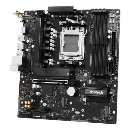Motherboard Asrock A620AM PRO-A WIFI AMD A620 Sockel AM5 DDR5 Micro ATX WiFi 6E RGB