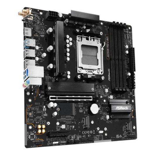 Motherboard Asrock A620AM PRO-A WIFI AMD A620 Sockel AM5 DDR5 Micro ATX WiFi 6E RGB