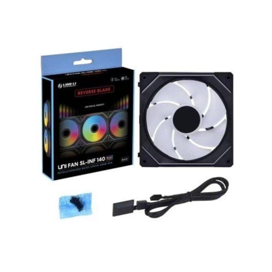 Ventilador suplementar Lian Li Uni Fan SL140 Infinity 140mm 1700RPM RGB PWM