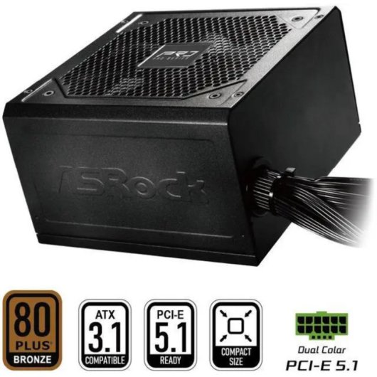 Netzteil Asrock PRO-850B 850W 80 PLUS Bronze Zertifiziert ATX 3.1