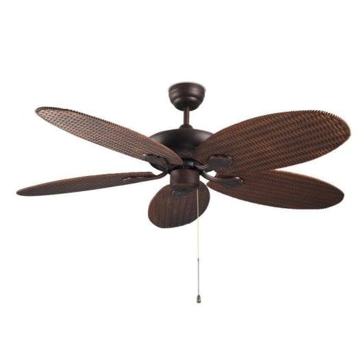 Ventilateur LedsC4 Phuket Design Boheme 5 Pales Sans Lumiere