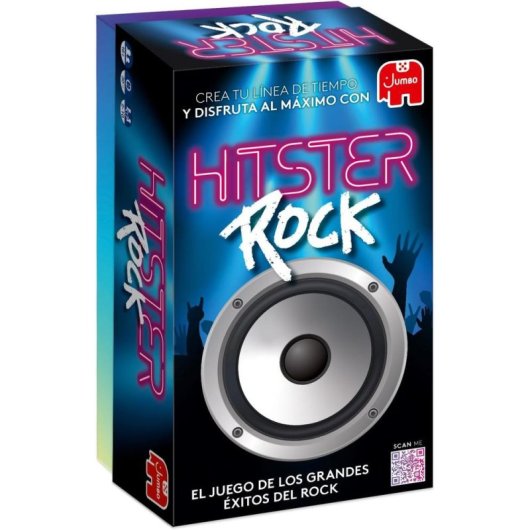 Jogo de tabuleiro Hitster Rock 300 cartas musicais app gratuita
