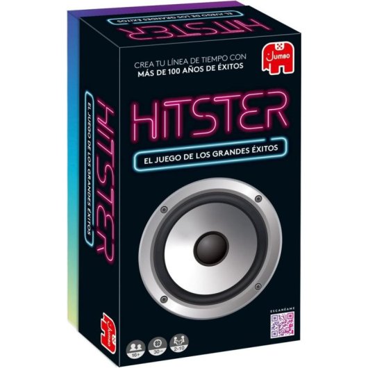 Jogo de tabuleiro Hitster Rock 300 cartas musicais app gratuita
