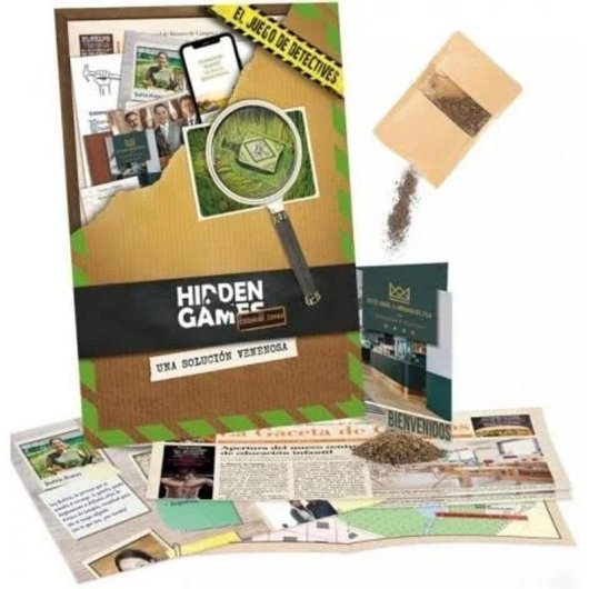 Juego de mesa Hidden Games El Caso 3 una Solución Venenosa Multicolor