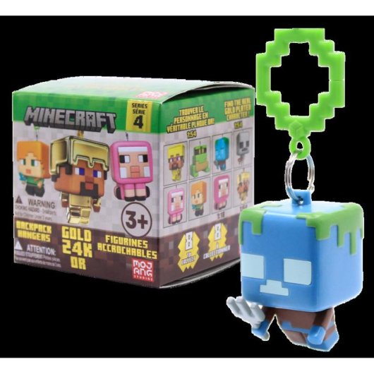 Llavero Magicbox Minecraft Backpack Hanger S4 Multicolor