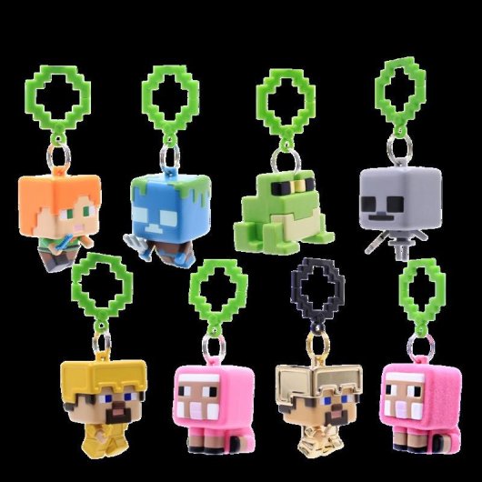 Llavero Magicbox Minecraft Backpack Hanger S4 Multicolor
