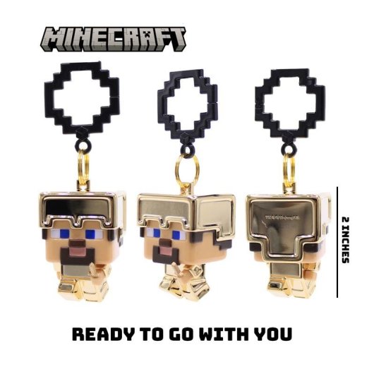 Llavero Magicbox Minecraft Backpack Hanger S4 Multicolor