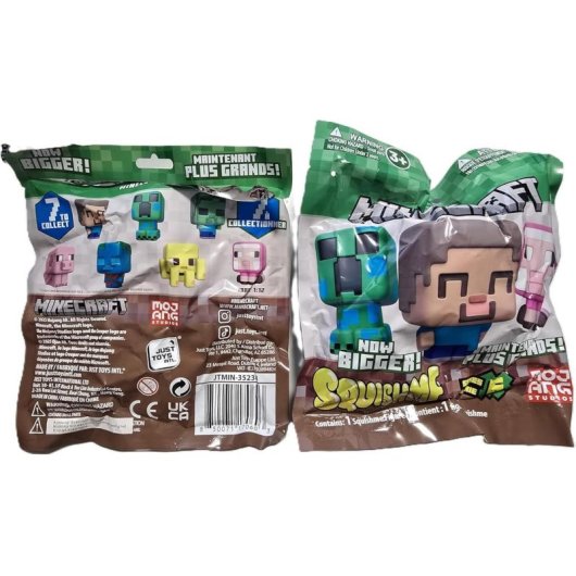 Juguete Antiestrés Minecraft SquishMe Serie 6 Bolsa Sorpresa