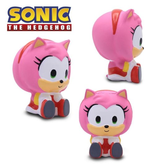 Figura Magicbox Sonic Squishmees S3 Aroma Morango 9 cm