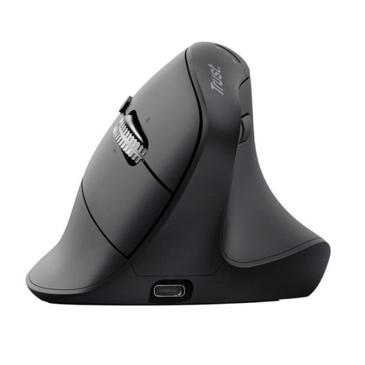Ratón Trust Vyran Sem Fios Vertical Bluetooth 4800DPI Preto Recarregável