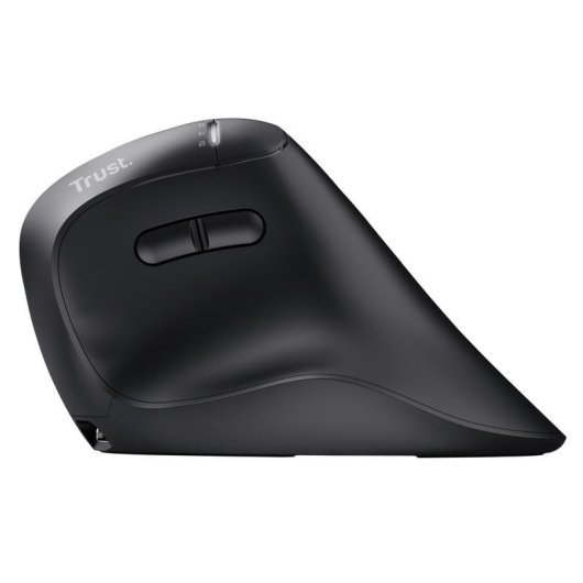 Ratón Trust Vyran Sem Fios Vertical Bluetooth 4800DPI Preto Recarregável