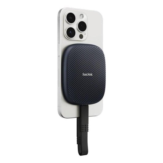 Disco Duro SanDisk SDSSDE62M 2TB SSD USB Tipo C 1000MB/s IP65 Negro