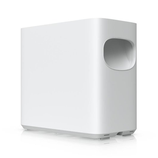 NAS de escritorio Ubiquiti 4 bahías ARM Cortex-A57 4GB USB-C 2.5GbE blanco